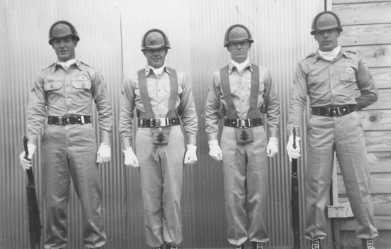 Ed part of the Honor Guard